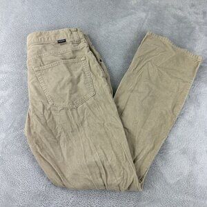 Patagonia Tan Corduroy Straight Leg Pants Men’s Size 33 US